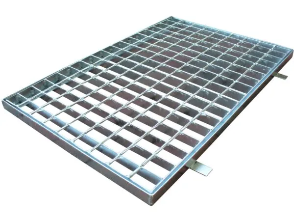 Wycieraczka metalowa ocynk kratownica ocynkowana krata stalowa z ramą 50×100 cm Wema - obrazek 2