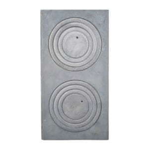 Płyta kuchenna żeliwna 30x60 cm grill piec płyta żeliwna na kuchnie 2-otworowa
