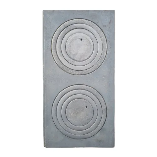 Płyta kuchenna żeliwna 30x60 cm grill piec płyta żeliwna na kuchnie 2-otworowa