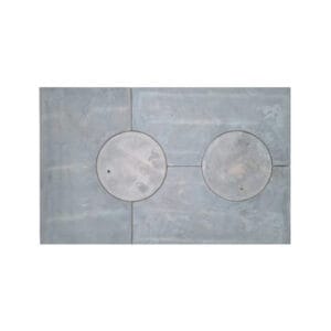 Płyta kuchenna żeliwna Jawor 72x46 cm 3 częściowa płyta żeliwna do kuchni
