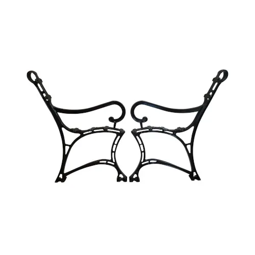 Noga nogi aluminiowe z podłokietnikiem do ławki ogrodowej nogi stalowe do ławki