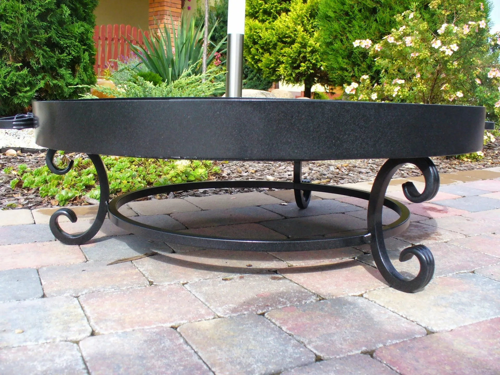 Palenisko 60 cm ogniskowe ogrodowe do grill trójnóg - obrazek 2