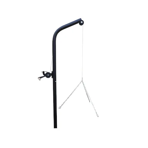 Grill ogrodowy ogniskowy żuraw wysięgnik ramię do grilla ogrodowego 170 cm