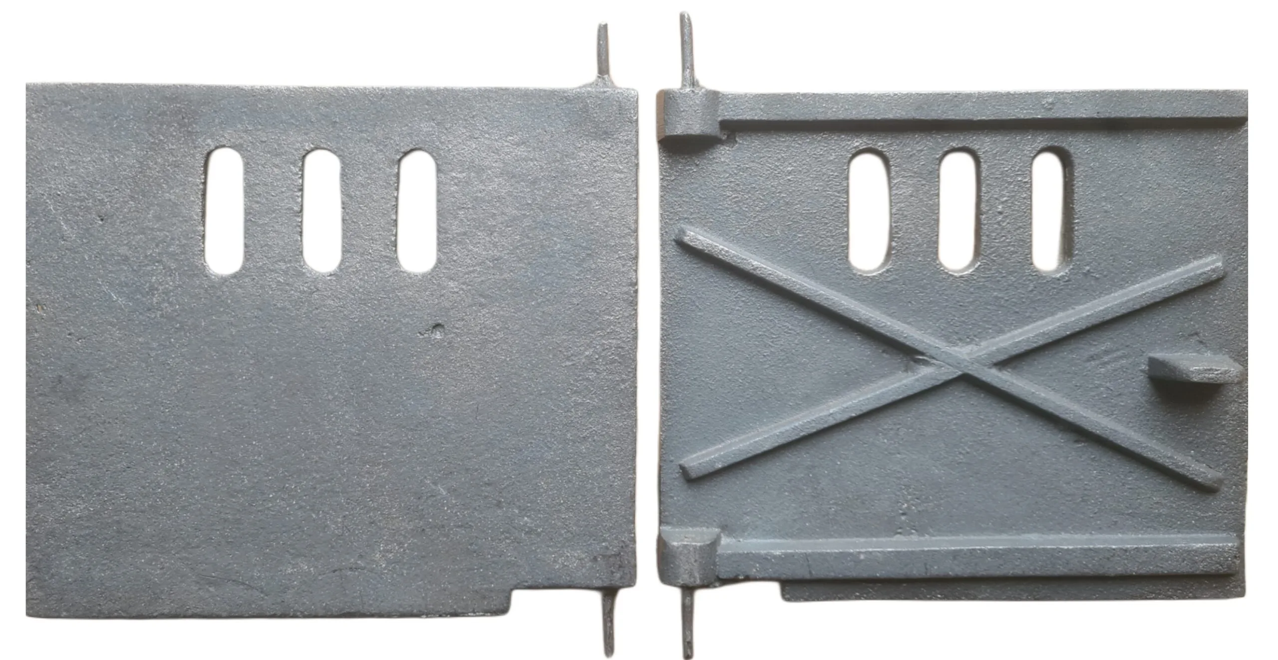 DRZWICZKI ŻELIWNE HERMETYCZNE PIECOWE WKŁAD OGNIOWY DO PIECA 20x17 CM - obrazek 2