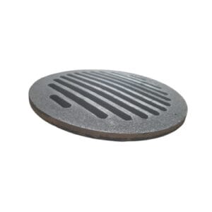Ruszt okrągły żeliwny kominkowy ruszt do pieca piecyka kozy 25 cm Gruby