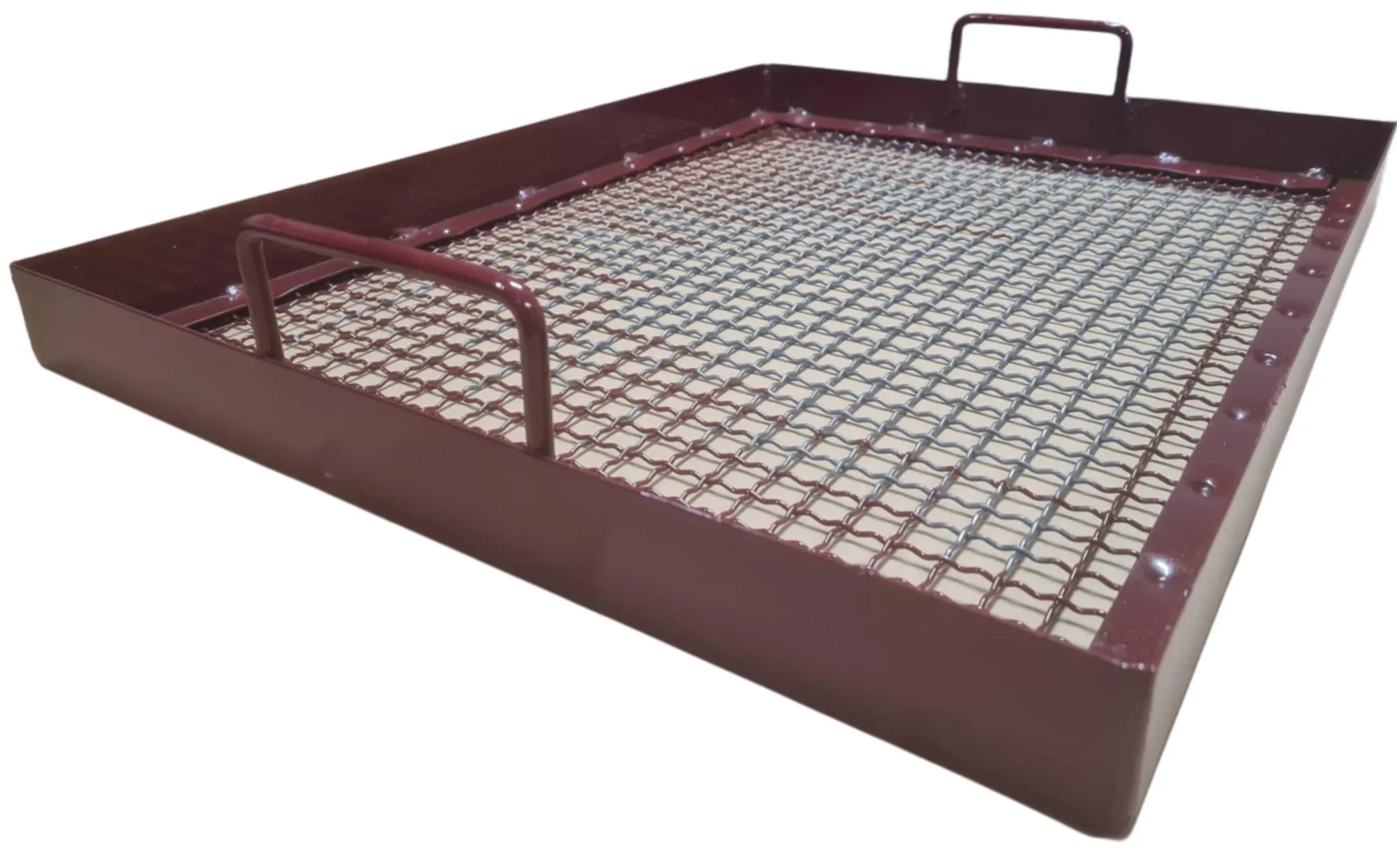 Sito ogrodnicze ogrodowe budowlane do przesiewania ziemi 15x15mm przesiewak - obrazek 2